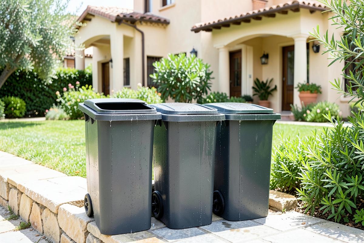 Conteneurs individuels propres après lavage